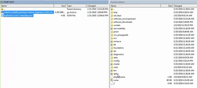 Uploading via WinSCP
