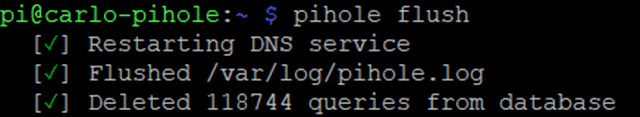 My Pi-Hole is out of Space! How to free up space to upgrade. 3 image