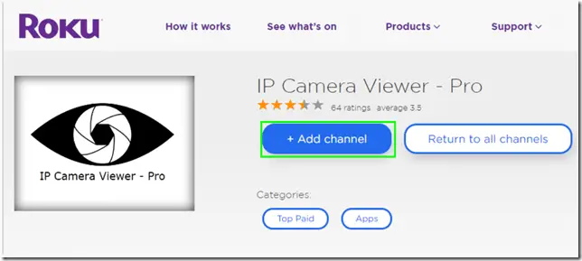 roku ip camera