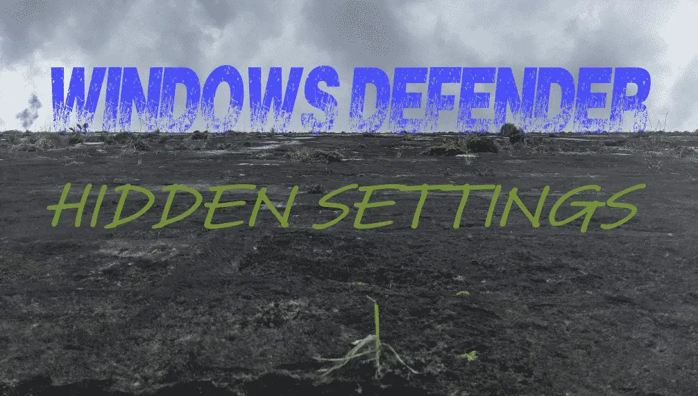 Windows Defender Hidden Settings Control Utility 1 This is a Castle Wall in Old San Juan.