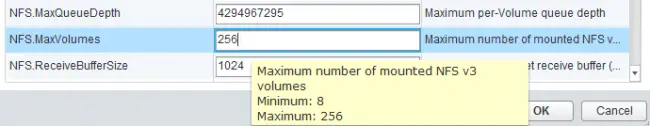 VMware NFS has reached the maximum number of supported volumes 3 VMware NFS has reached the maximum number of supported volumes 3