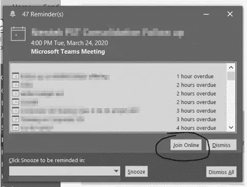 Join Microsoft Teams meetings from within Outlook 1 Join Microsoft Teams meetings from within Outlook 1
