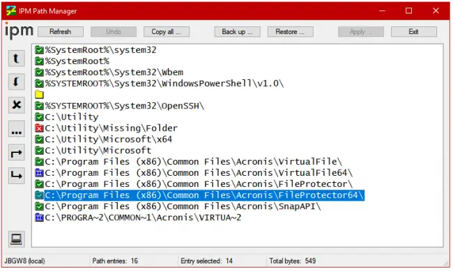 A Better Windows Path Manager 3 A Better Windows Path Manager 3