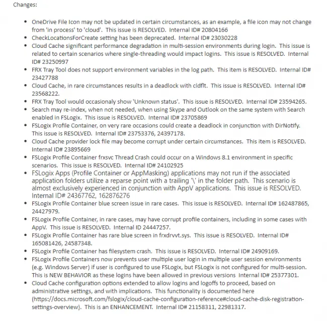 New FSLogix software patch release 2 New FSLogix software patch release 2