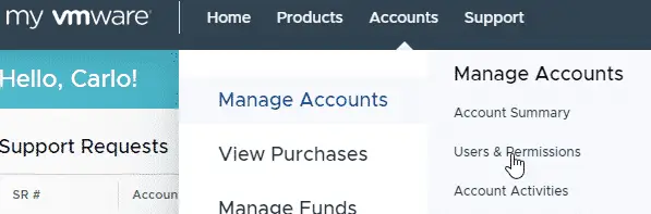 Empower your team with My VMware Portal delegation rights 2 Empower your team with My VMware Portal delegation rights 2