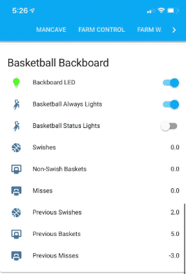Home Assistant Smart DIY Basketball Backboard Project 3 Home Assistant Smart DIY Basketball Backboard Project 3