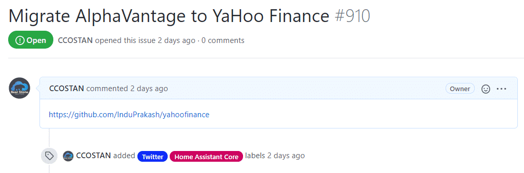 How to Track Stocks in Home Assistant using a Custom Component 2 How to Track Stocks in Home Assistant using a Custom Component 2