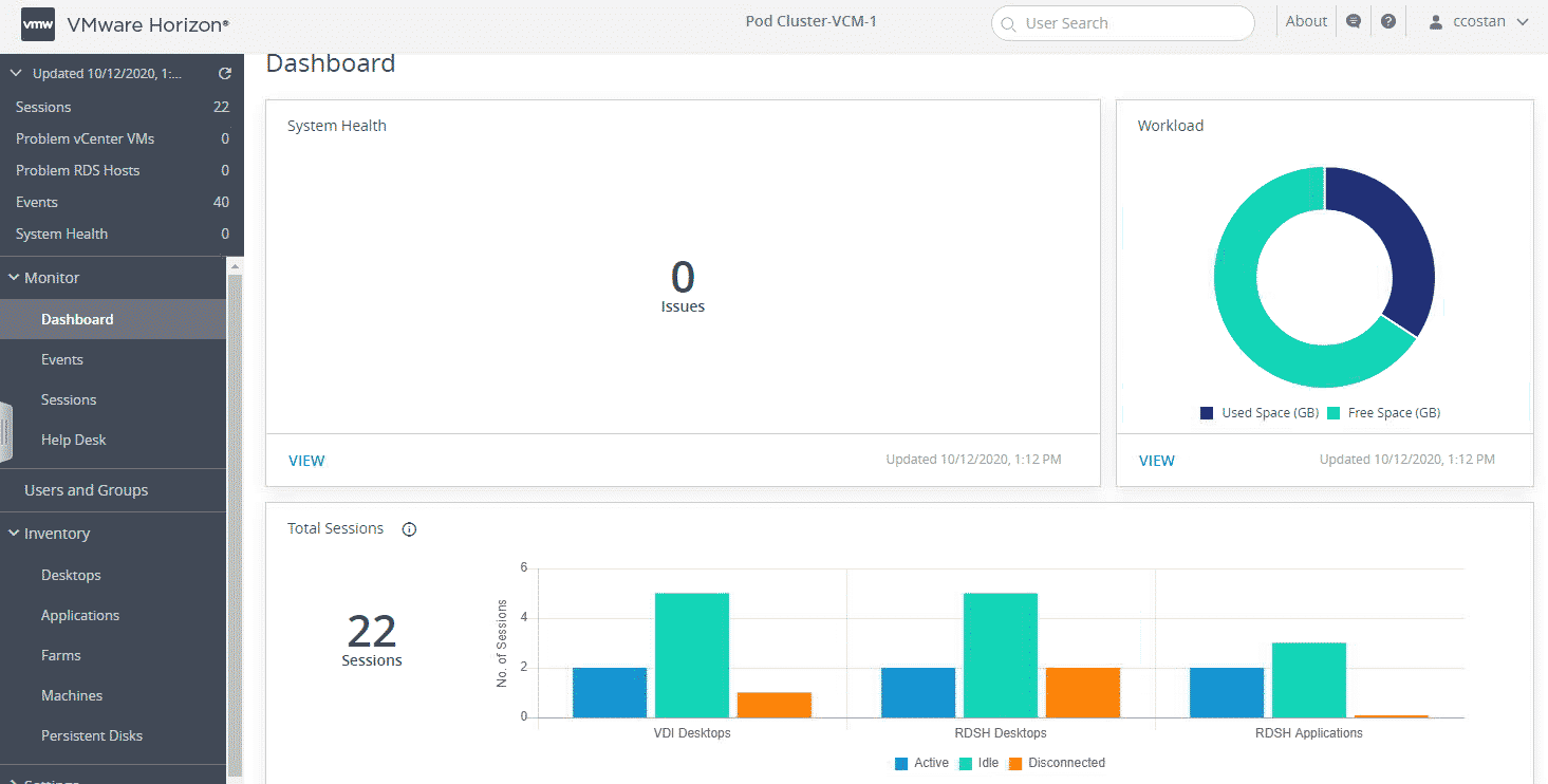 Using the VMware Help Desk Tool to Troubleshoot Horizon Sessions 3 Using the VMware Help Desk Tool to Troubleshoot Horizon Sessions 3