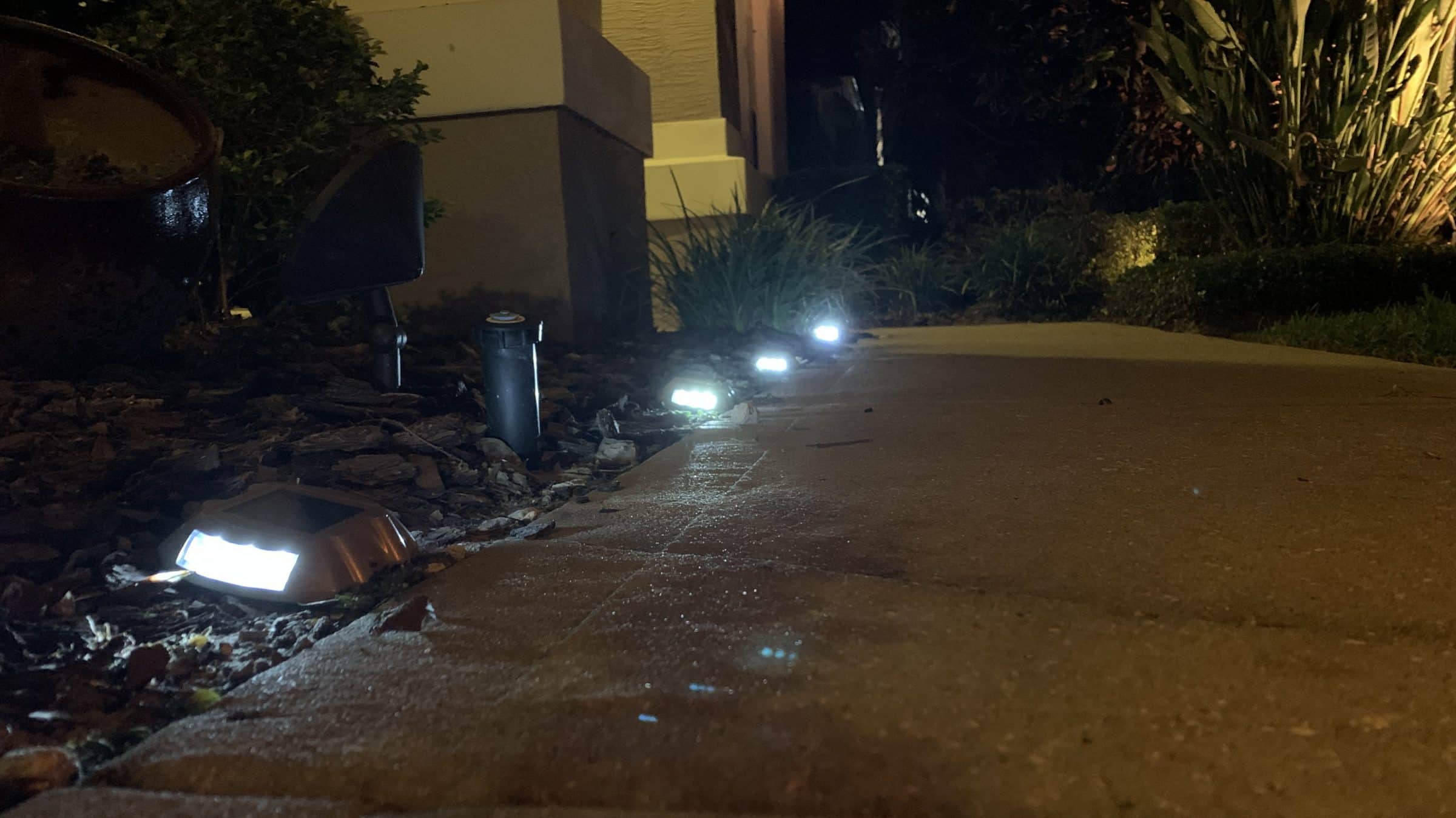 Adding Solar Lights to the Front Walkway - 2 YEARS Ago! 3 Adding Solar Lights to the Front Walkway - 2 YEARS Ago! 3