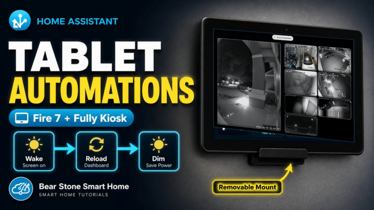 Amazon Fire Tablet Wall Kiosk automation walkthrough
