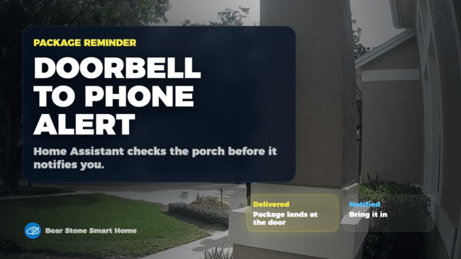 Home Assistant package reminder camera-to-phone alert flow thumbnail