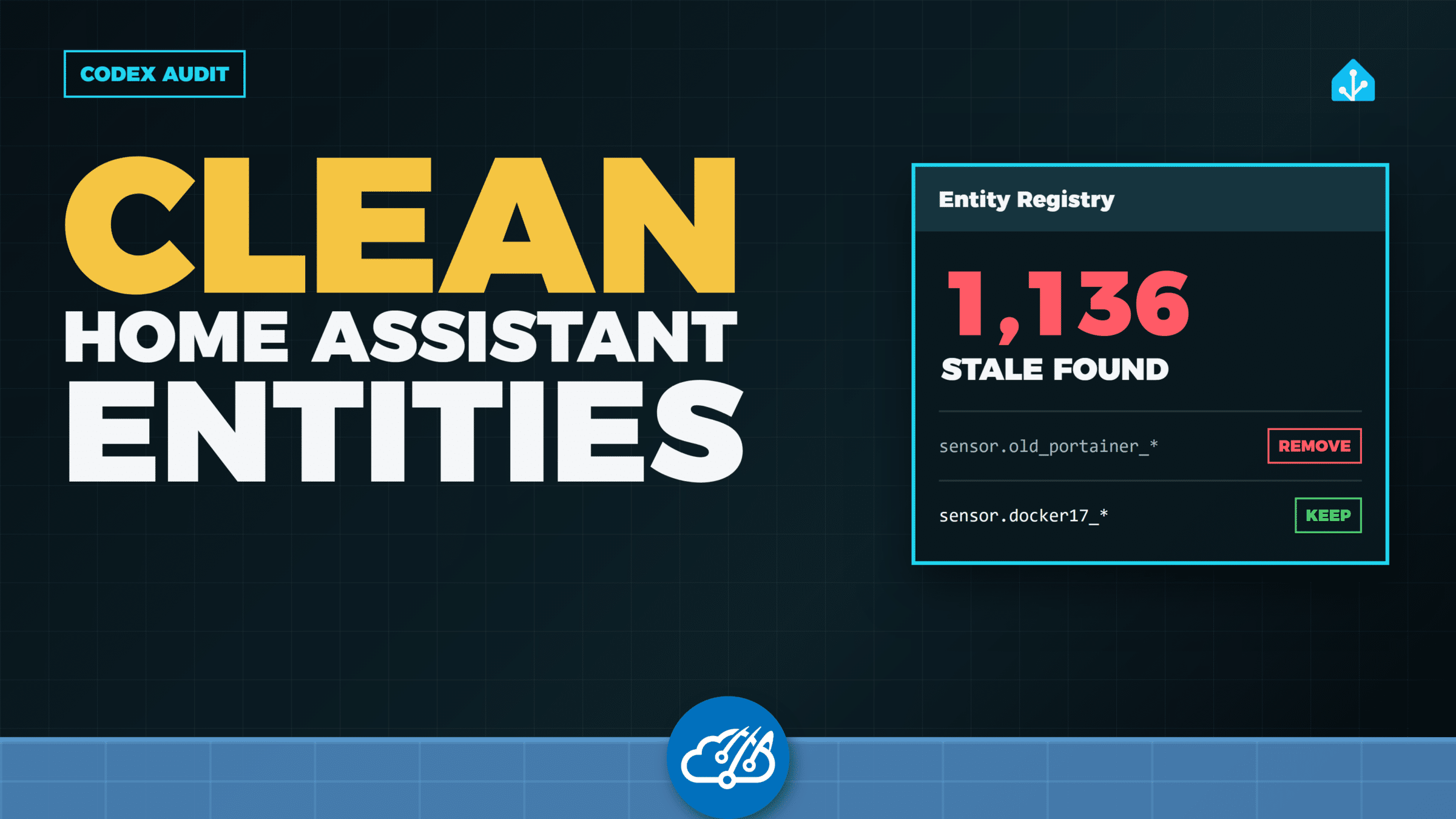 Clean Home Assistant Entities with Codex