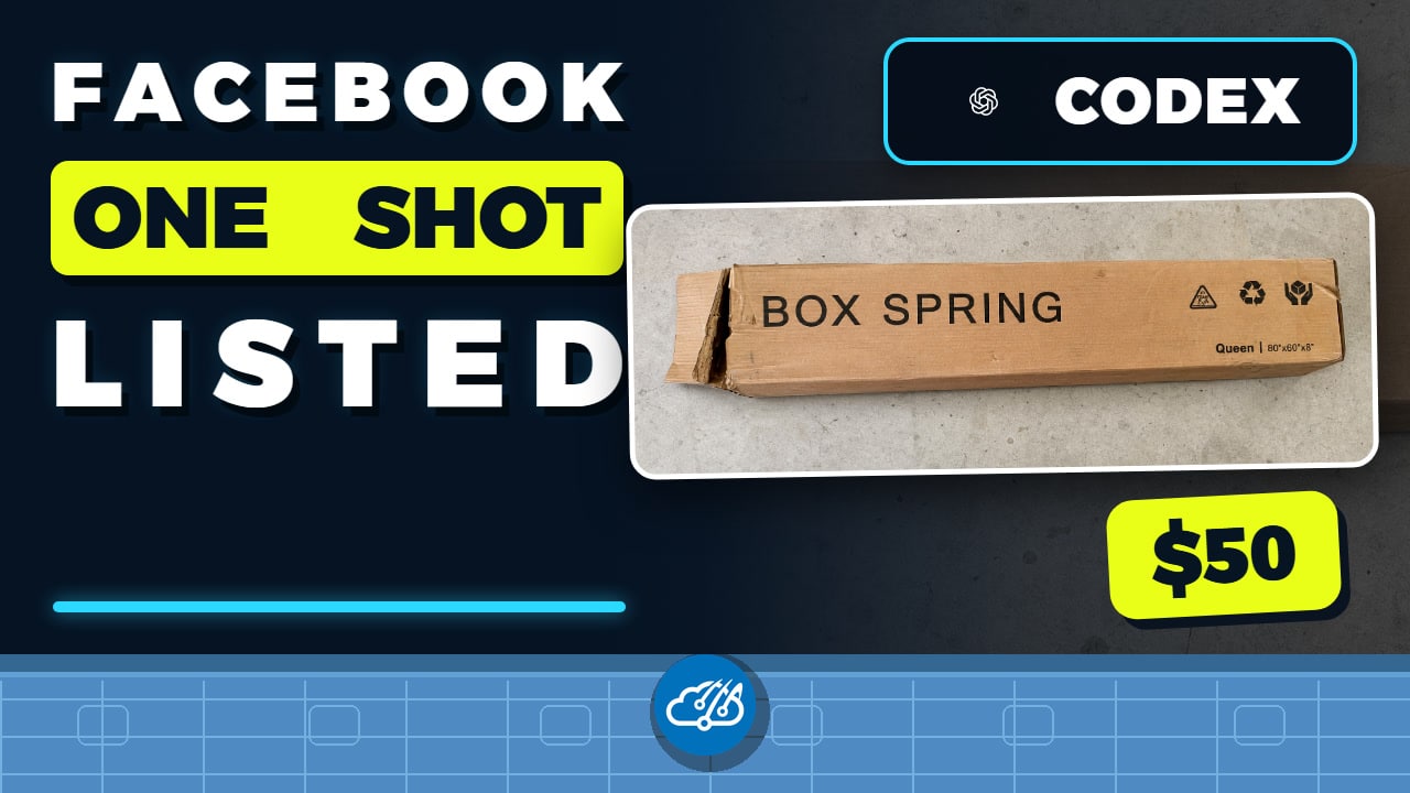 Facebook One Shot Listed thumbnail for a Codex browser workflow
